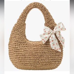 🆕 Beach Bags for Women - Handmade Straw Clutch Purses for Women